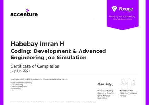 Accenture Internship Course - Habebay Imran H Coding: Development ...