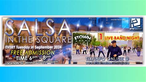 SALSA IN THE SQUARE! FREE ADMISSION and free Bachata lesson, Sir ...