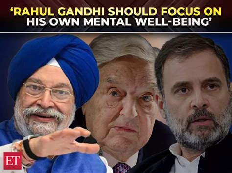 Soros toolkit row: Hardeep Puri blasts Rahul Gandhi over ‘fighting ...