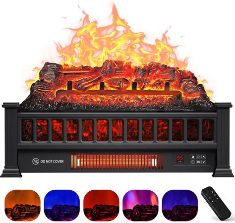 Amazon.com: 21 Inches Electric Fireplace Insert Log Heater Set ...
