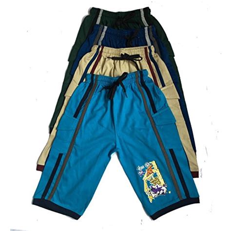 AMIRTHA FASHION Boys Pure Cotton Shorts Combo 4 Pack(AMFTBFS32_(2-3 ...