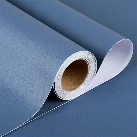 SUNBIRD Dark Blue Wallpaper Solid Color Peel and Stick Wallpaper Matte ...