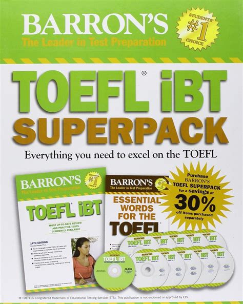 Buy Barron's TOEFL iBT Superpack Book Online at Low Prices in India ...