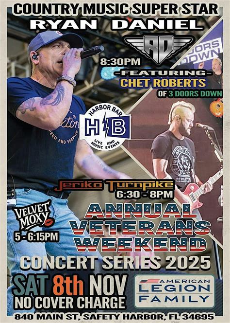 Veterans Weekend Charity Concert with RYAN DANIEL and JERIKO TURNPIKE ...