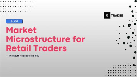 Market Microstructure for Retail Traders — The Stuff Nobody Tells You