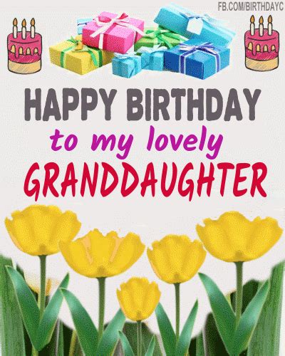 Happy Birthday Granddaughter images gifs | Birthday Greeting | birthday.kim