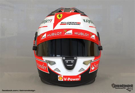 [REQUEST] Kimi Raikkonen Ferrari 2014 Helmet - Fictional