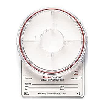 Simport M970-D5B-2 Core Dish Breast Biopsy Container with 10% Formalin ...