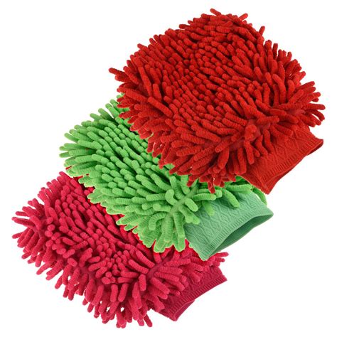 Kuber Industries Chenille Mitts|Microfiber Cleaning Gloves|Inside ...