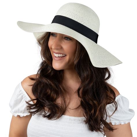 Debra Weitzner Women Floppy Sun Hat with Wide Brim—Foldable Roll-Up ...