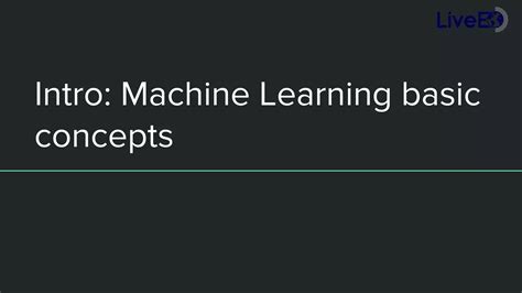 Machine Learning Tutorial Code Basics 的图像结果