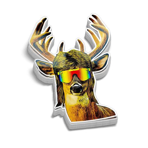 Buck Mullet Hard Hat Decal – Armed American Supply