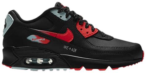 NIKE AIR MAX 90 PREMIUM HYPER CRIMSON BLACK