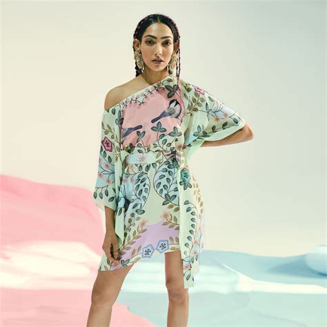 Embroidered Kaftan Dress – Limerick by Abirr n' Nanki