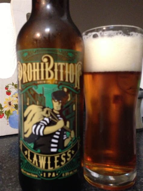 Lawless IPA by Prohibition brewing Company in Kelowna BC at 6.5% ...