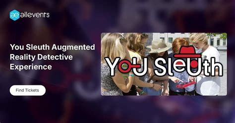 You Sleuth Augmented Reality Detective Experience, Cincinnati, 18 ...