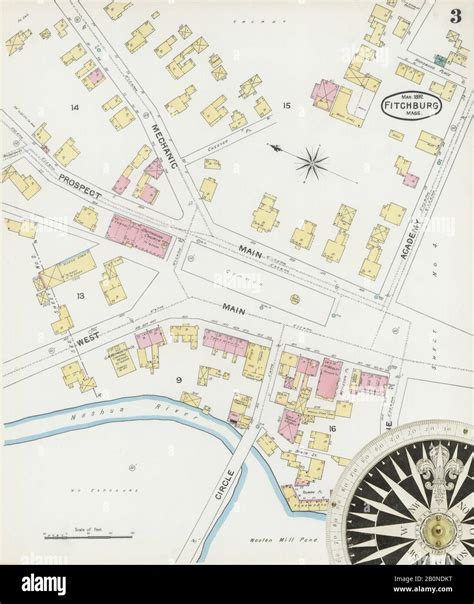 Map of fitchburg hi-res stock photography and images - Alamy