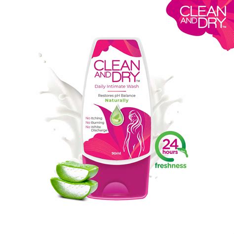 Clean & Dry Daily Intimate Wash - 90 ml – Midas Care