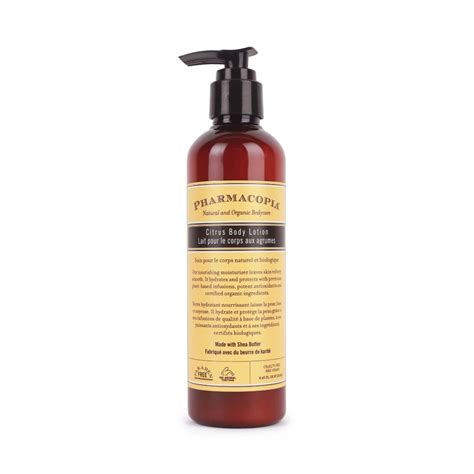 Kimirica Pharmacopia Organic Citrus Moisturizing Scented Body Lotion ...