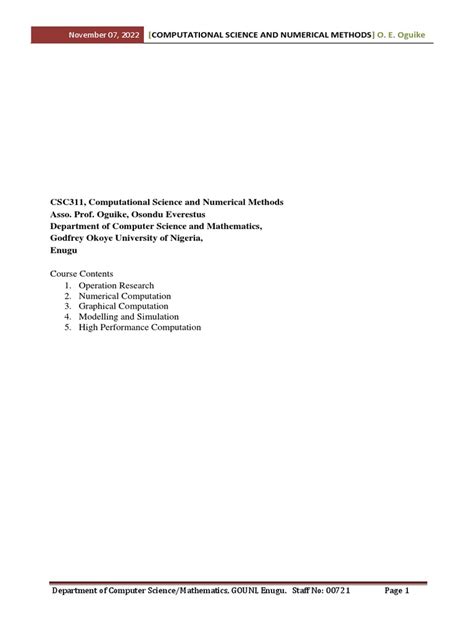 Image result for Numerical Methods for Computer Science