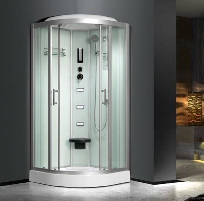 Cabinas Hidromasaje-Angulares 1/4 C-CABINA HIDROMASAJE RIGA 1/4 C 90X90