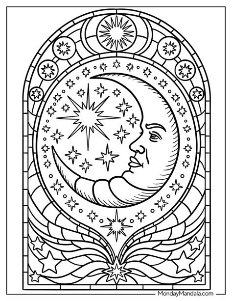 Medieval Stained Glass Coloring Pages [2025]
