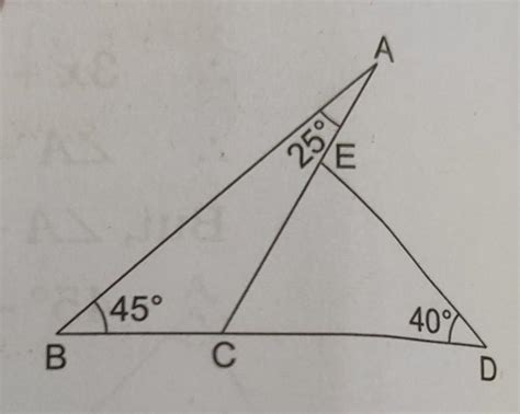 In The Figure Given Alongside, Find:i) ZACDii) ZAED - Brainly.in