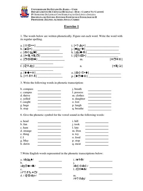 Phonetic Transcription | PDF