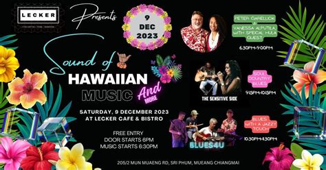 Glamorous Night With Hawaiian Music & Blues, Lecker Café & Bistro ...