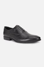 Buy Men Black Lace Up Shoes Online - 961734 | Van Heusen