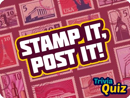Stamp it, Post it! - Trivia Quiz - Tinkle