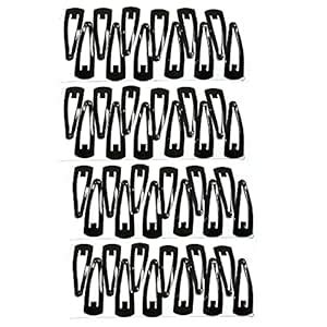 DIAN Shine & Matte Black Metal Pack of 48 Tic-Tac Pins, Korean style ...