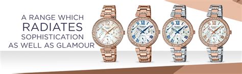 Casio Sheen Analog Mother of Pearl Dial Women's Watch-SHE-3043SPG-7AUDR ...