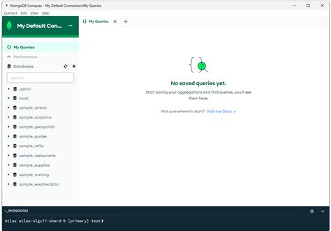 MongoDB Compass Tutorial for Beginners 的图像结果