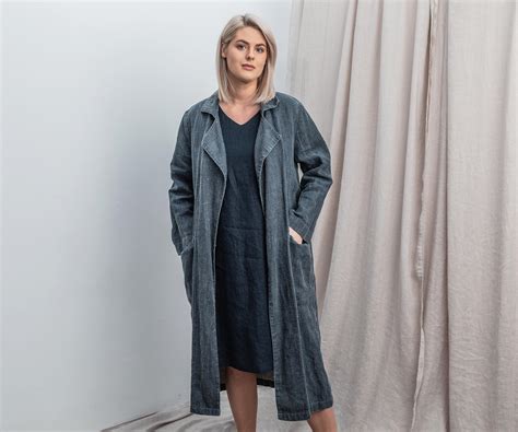 Womens Long Linen Jacket at Buddy Franzen blog