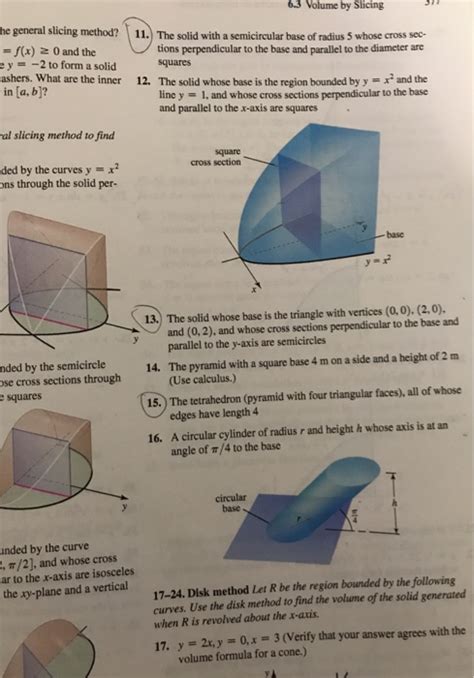 Image result for Volume by Slicing Examples