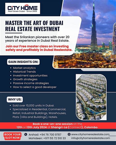 Dubai Real Estate: Master Class in Sri Lanka, Shangri-La Colombo, 12 ...