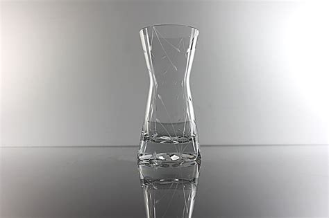 Mikasa Crystal Vase, Glade Pattern, Cut Glass Vase, Etched Glass ...