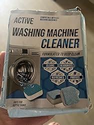 ACTIVE Washing Machine Cleaner Descaler 24 Pack - Deep Cleaning Tablets ...