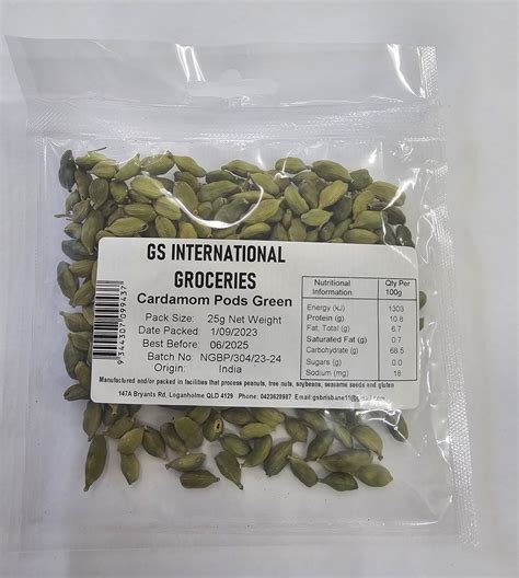 IG Cardamon Pods Green 25g - GS International Groceries - GS ...