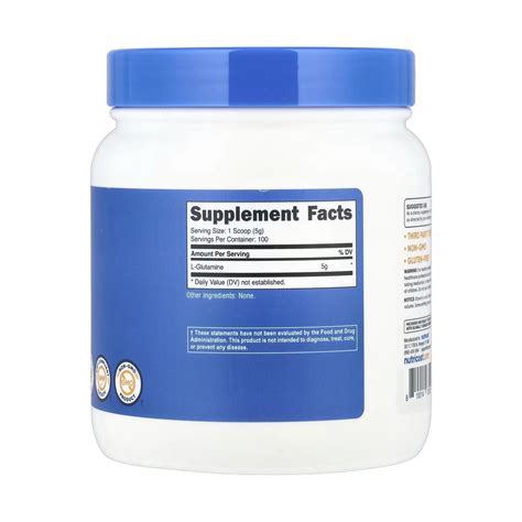 Nutricost, L-Glutamine, Unflavored, 17.9 oz, 500 g – Maple Herbs