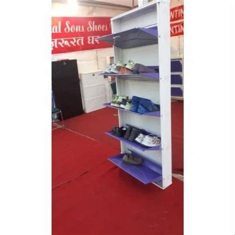 Metal Shoes Rack - Blue And White Metal Shoes Rack Trader - Wholesaler ...