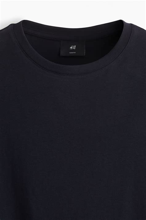 3-pack Slim Fit T-shirts - Plum purple/Navy blue/White - Men | H&M IN