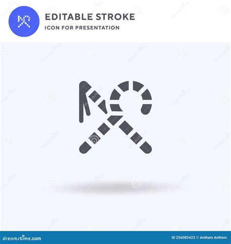 Crook and Flail Icon Vector, Filled Flat Sign, Solid Pictogram Isolated ...