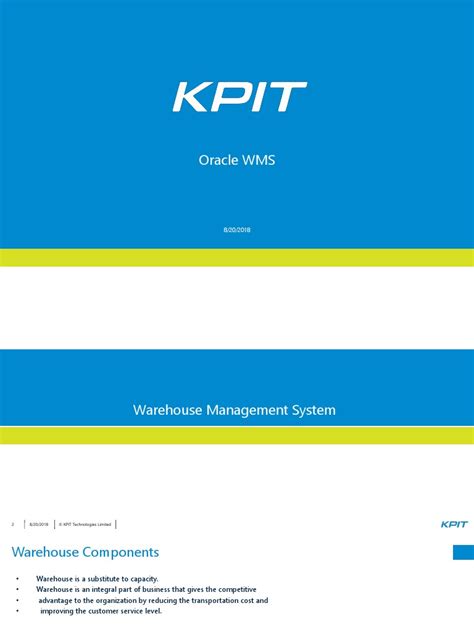 Image result for Oracle WMS Features