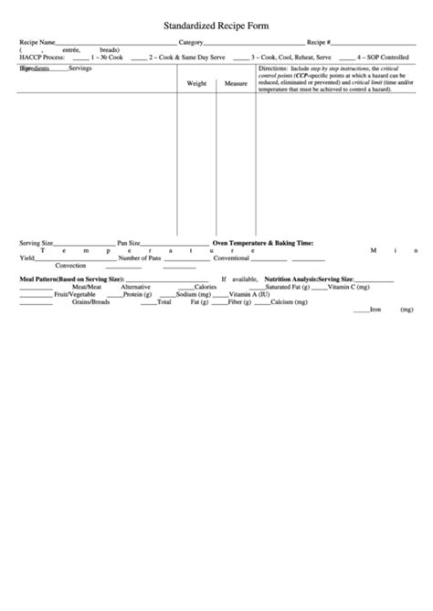 Image result for Action Form Recipe Example