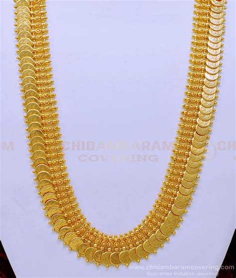 Buy Traditional Lakshmi Kasu Mala Gold Plated Lakshmi Haram for Wedding