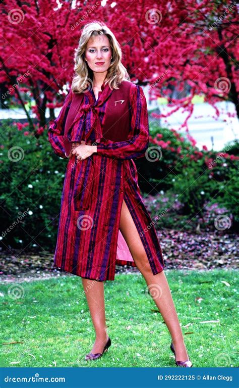 Pacific Southwest Airlines (PSA) Flight Attendant Models New Uniform in 1989 . Editorial Image ...