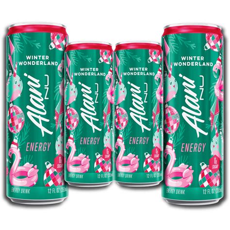 Alani Nu Sugar Free Energy Drink, Winter Wonderland 12 fl oz (4 Pack) - Walmart.com
