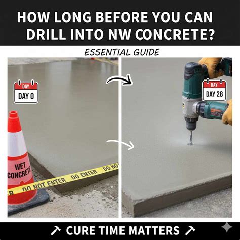 How Long Before You Can Drill Into New Concrete? Essential Guide ...